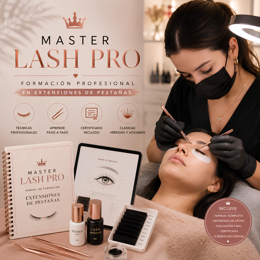 Master Lash Pro™ | Extensiones de Pestañas — Formación Digital