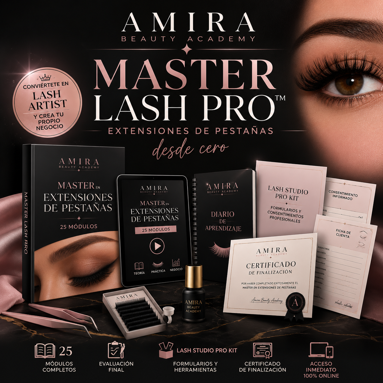 Master Lash Pro | Formación Profesional en Extensiones de Pestañas
